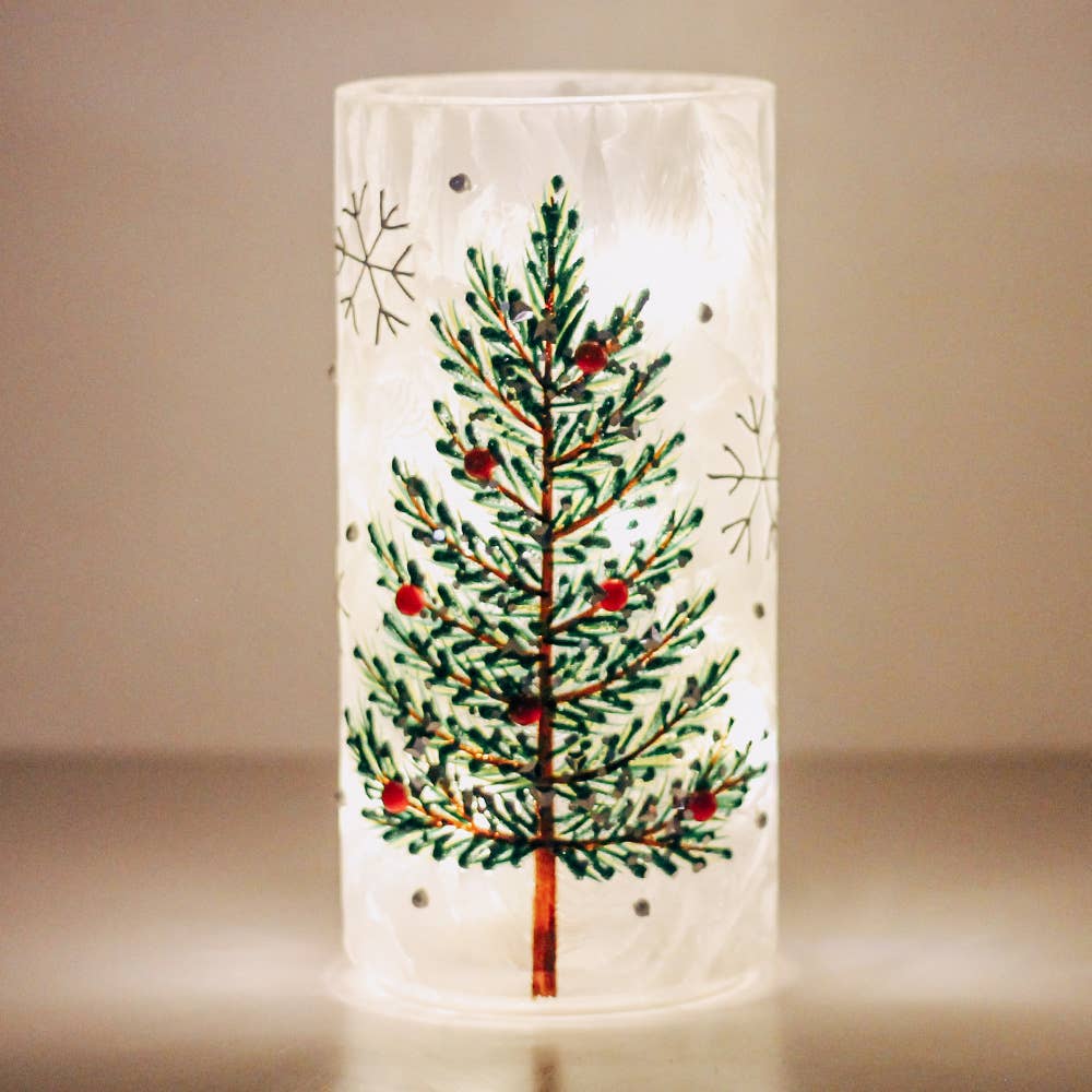 Christmas Tree LED Pillar