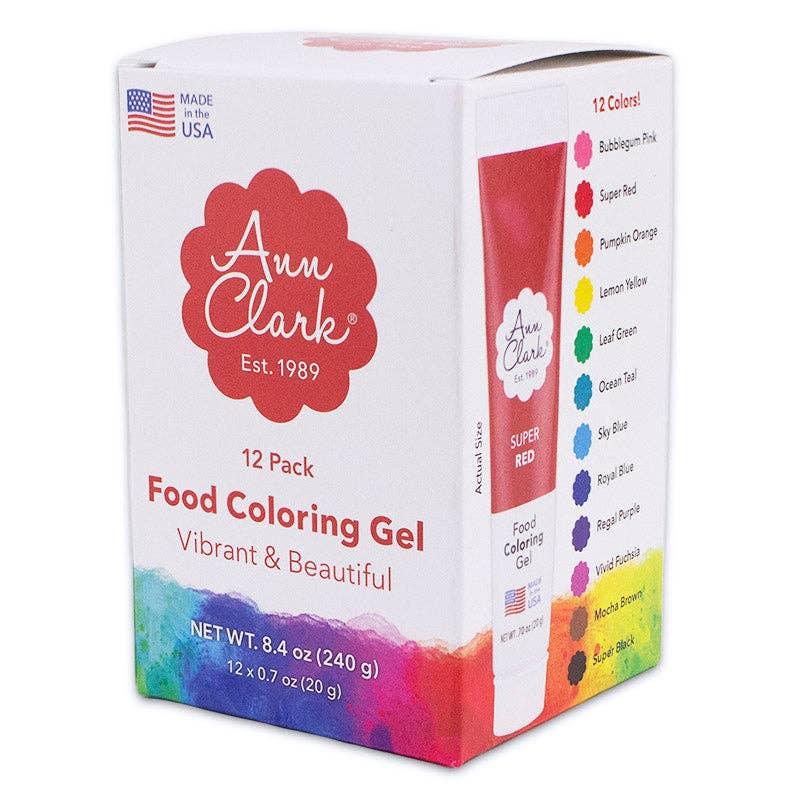 Ann Clark Food Coloring Gel 12-Pack - Marcel’s Culinary Experience