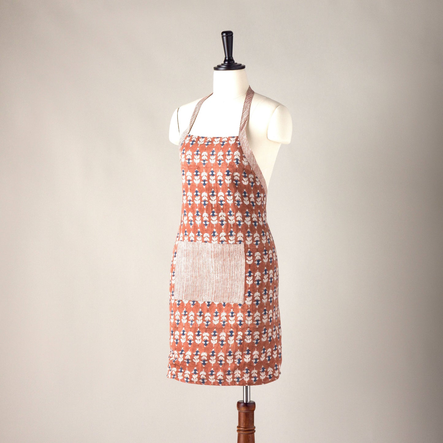 Blossom Block Print Apron