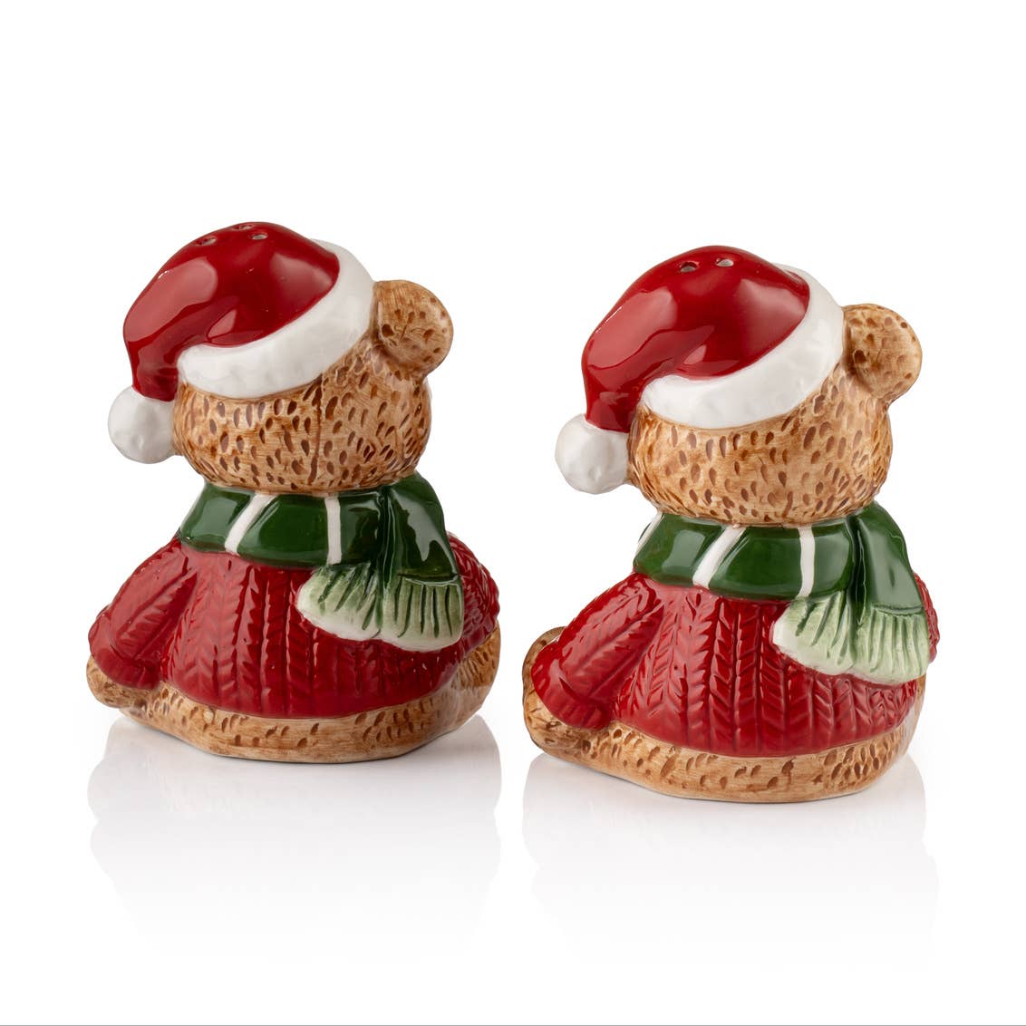 Holiday Teddy Bear Salt & Pepper Shakers