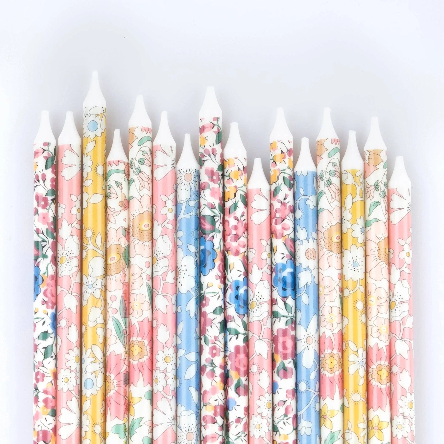 Meri Meri x Liberty Mixed Print Party Candles - Marcel’s Culinary Experience