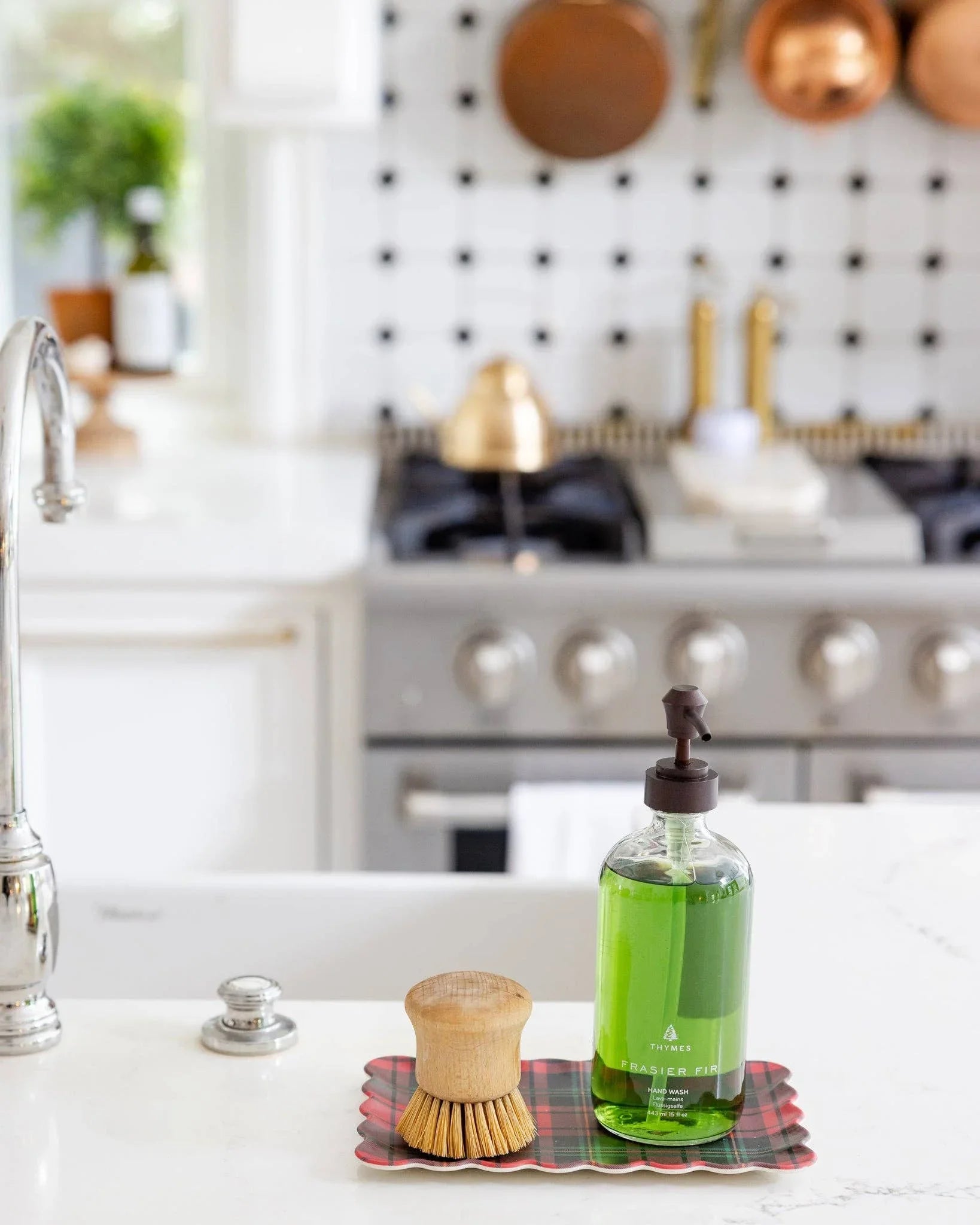 Plaid Bamboo Tray - Marcel’s Culinary Experience