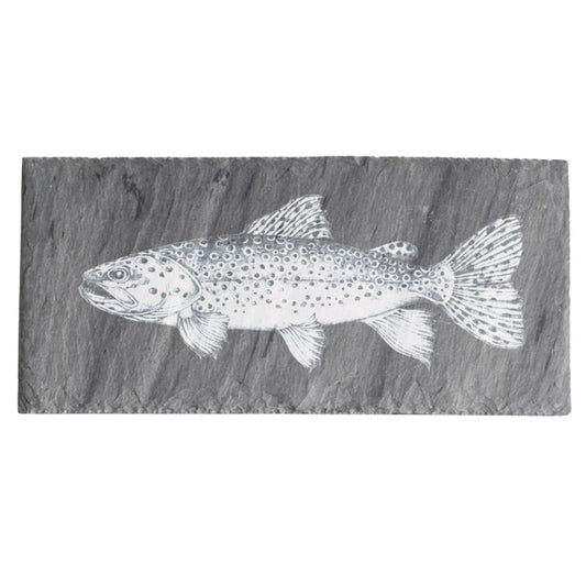 Small Rectangle Slate Cheese Board - Laura Zindel Brown Trout Design