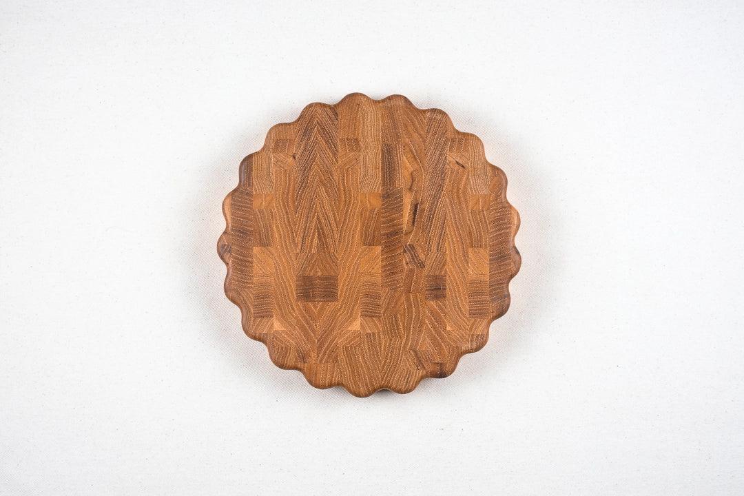 Mari Wavy Edge Butcher Block 10" - Marcel’s Culinary Experience
