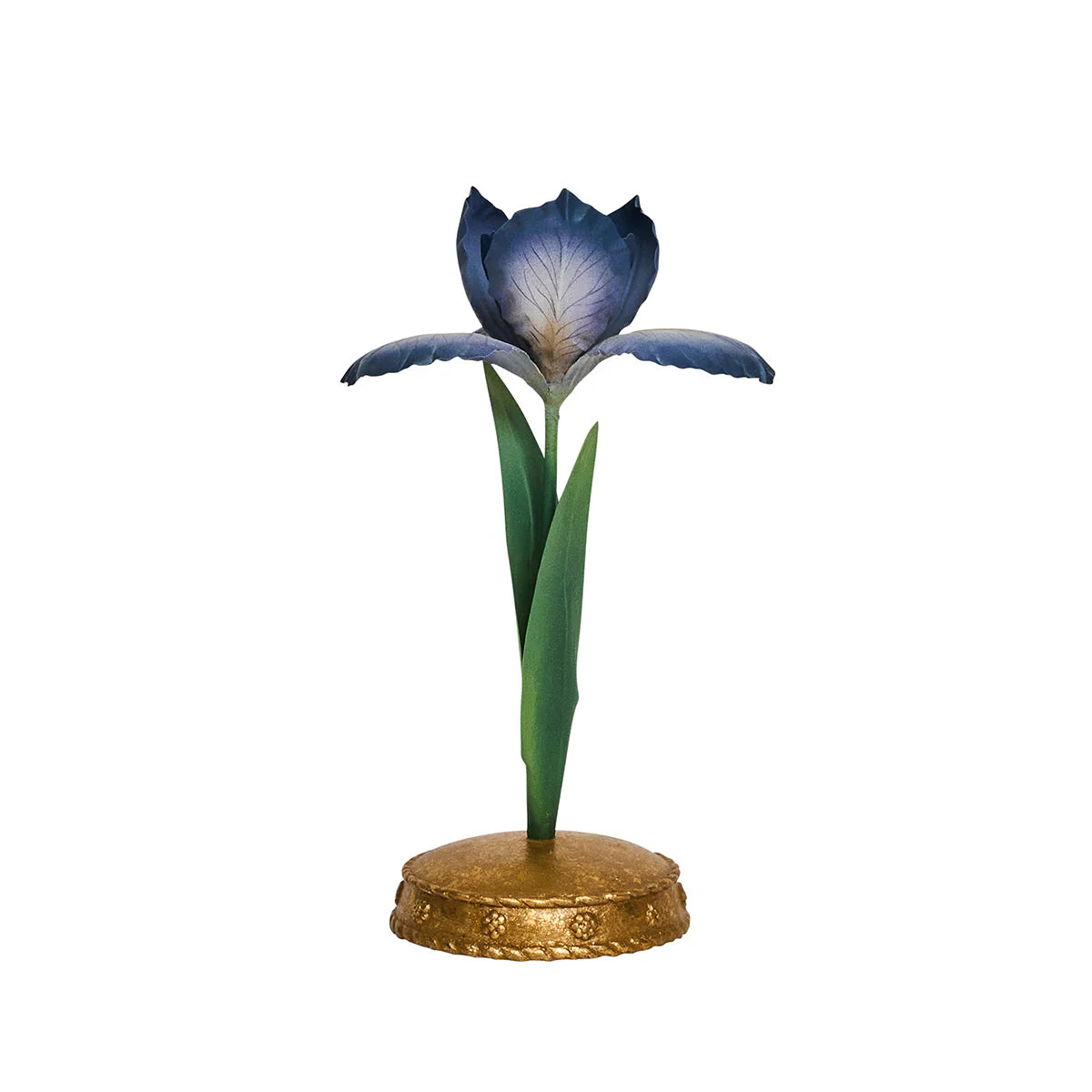 Juliska Meadow Walk Iris Candlestick 9" - Chambray
