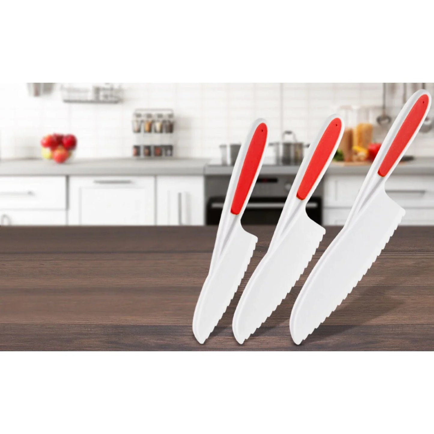 Safety Knife Set For Kids - 3 Piece - Marcel’s Culinary Experience