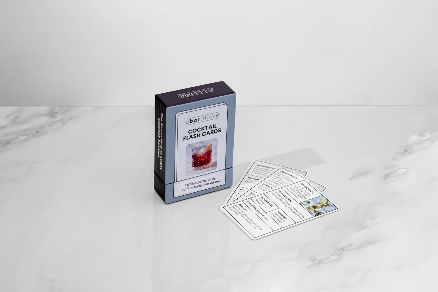 Cocktail Recipe Flash Cards
