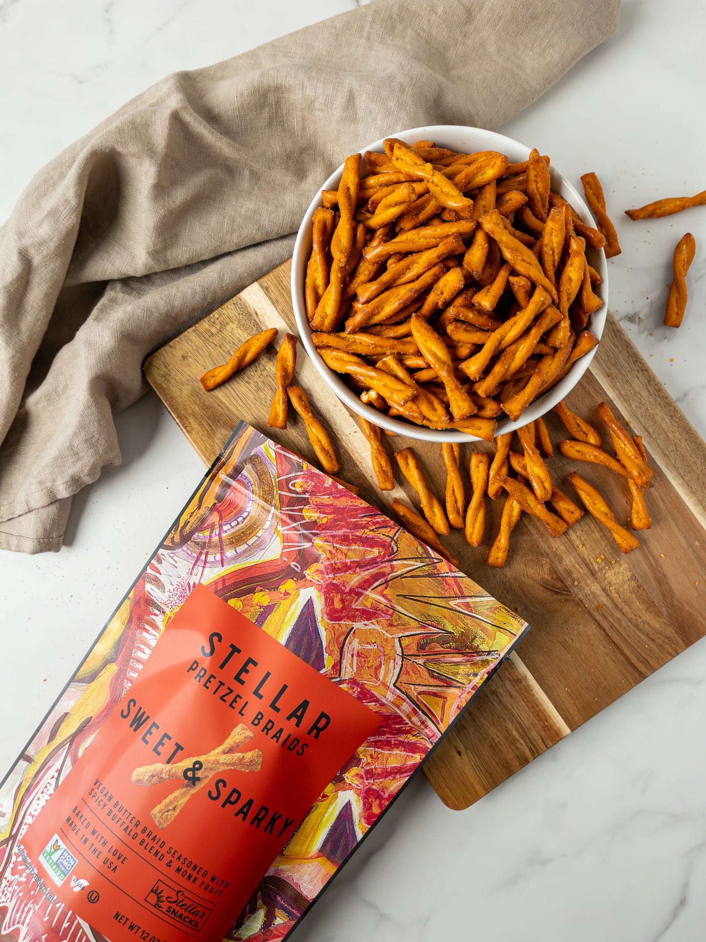 Stellar Pretzel Braids - Sweet & Sparky - 12oz