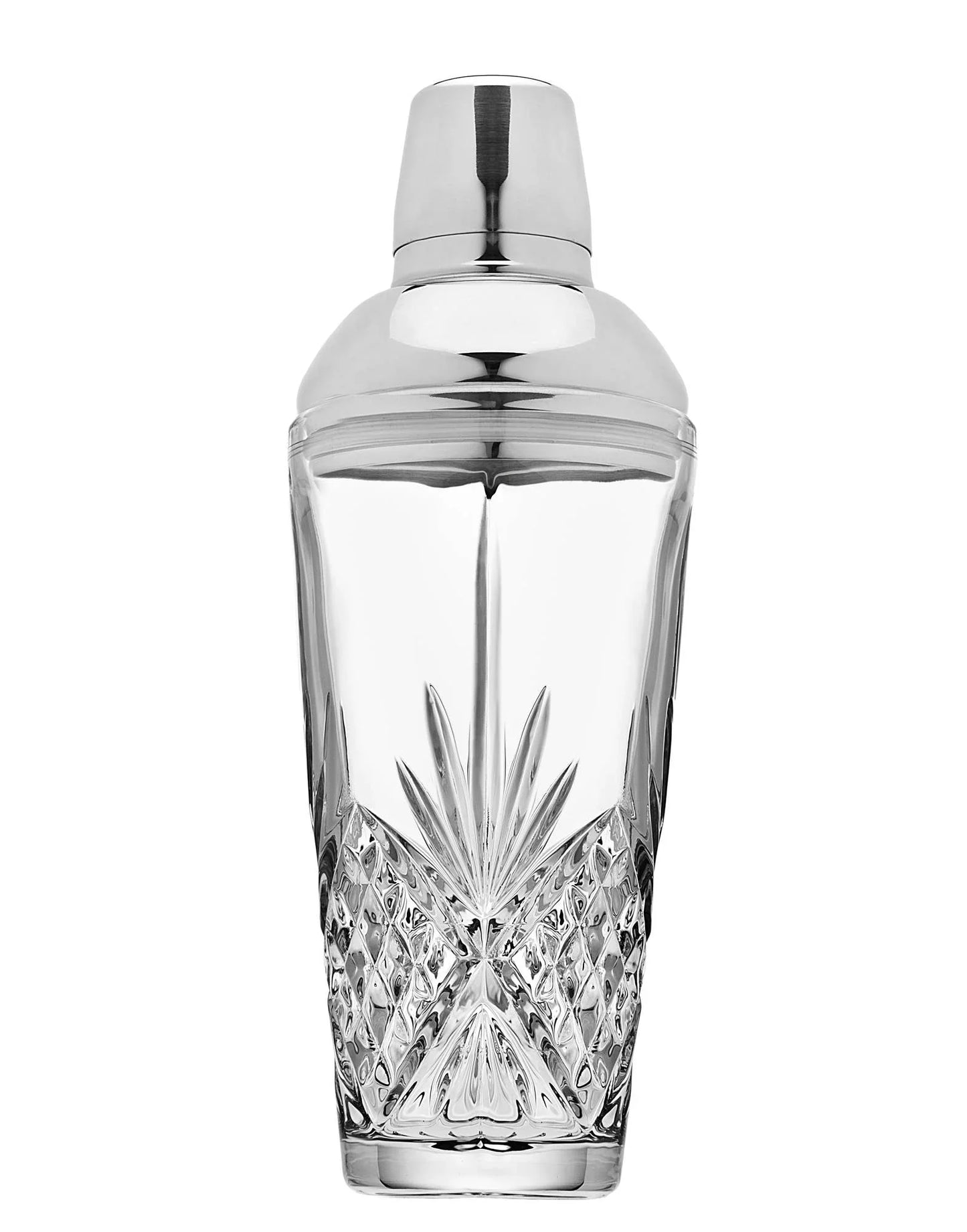 Dublin Crystal Martini Shaker 17oz - Non-Leaded Crystal Cocktail Shaker