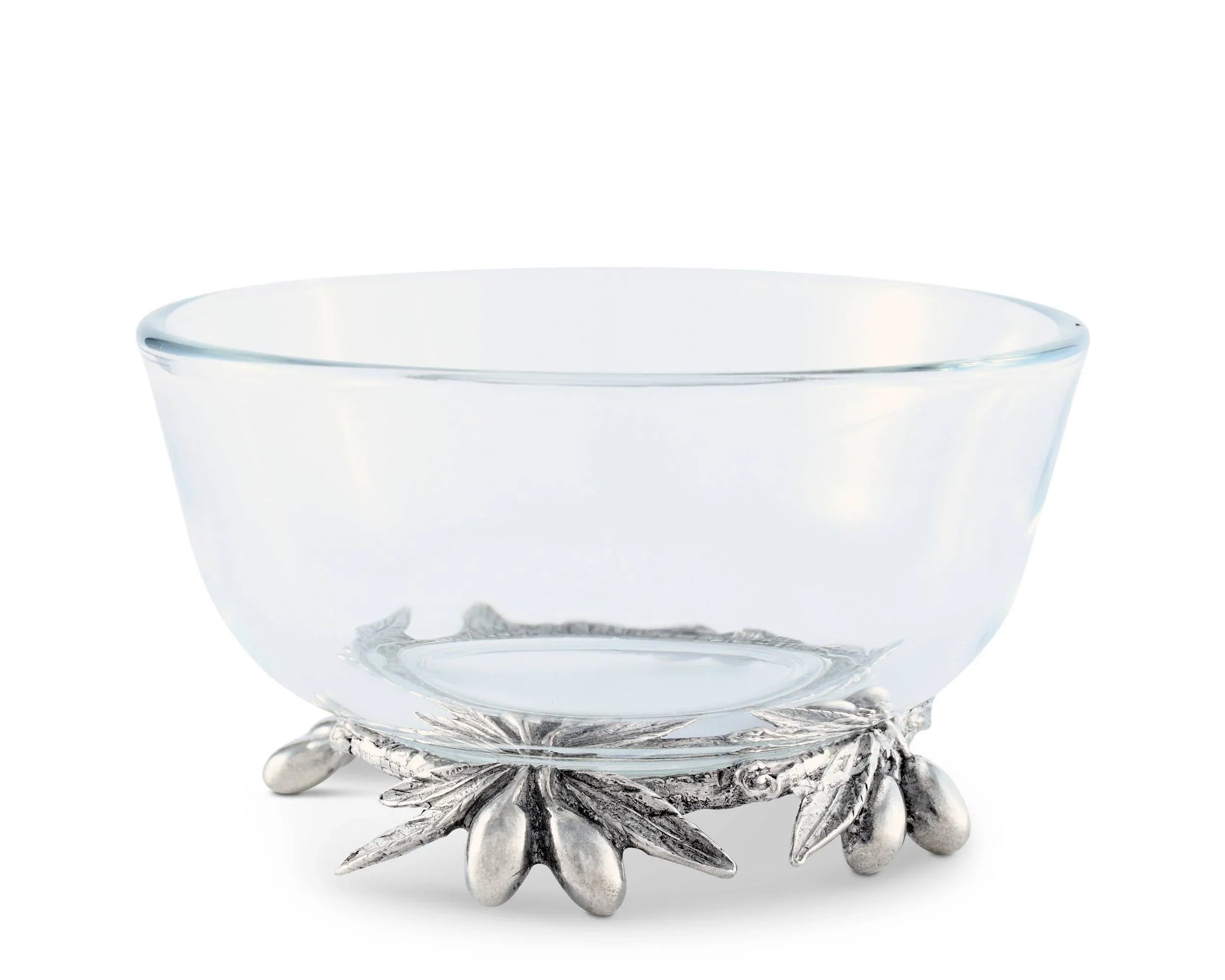 Vagabond House Olive Grove Glass & Pewter Bowl - Marcel’s Culinary Experience