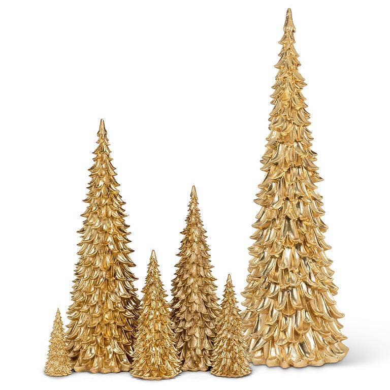 Gilded Gold Decorative Tree | 12 Inch