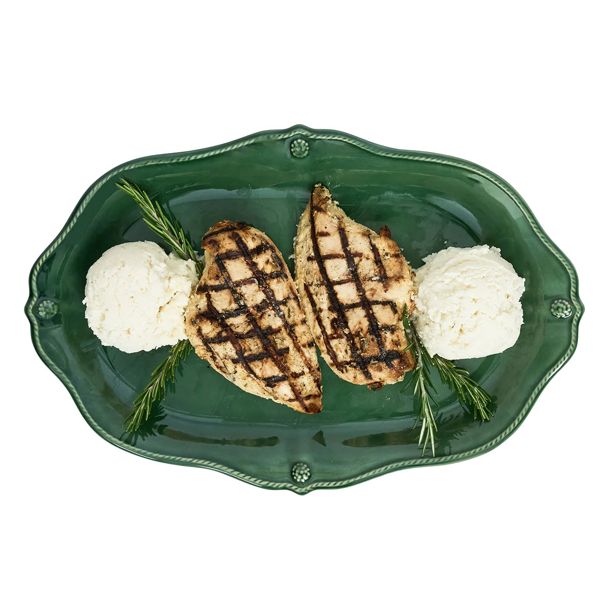 Juliska Berry & Thread 16" Platter - Basil