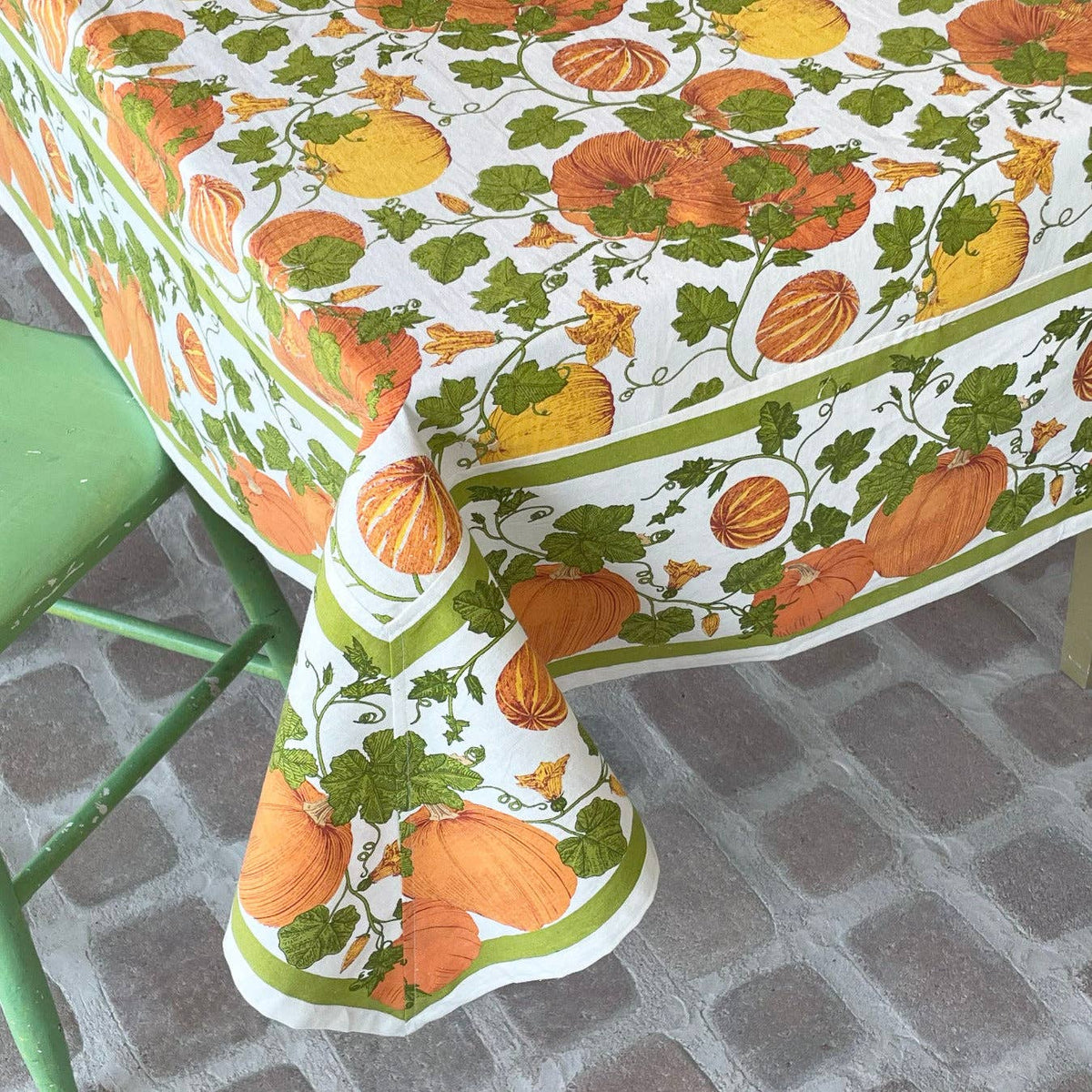 Pumpkin Field Tablecloth