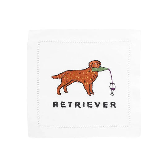 Golden Retriever Cocktail Napkin - Marcel’s Culinary Experience