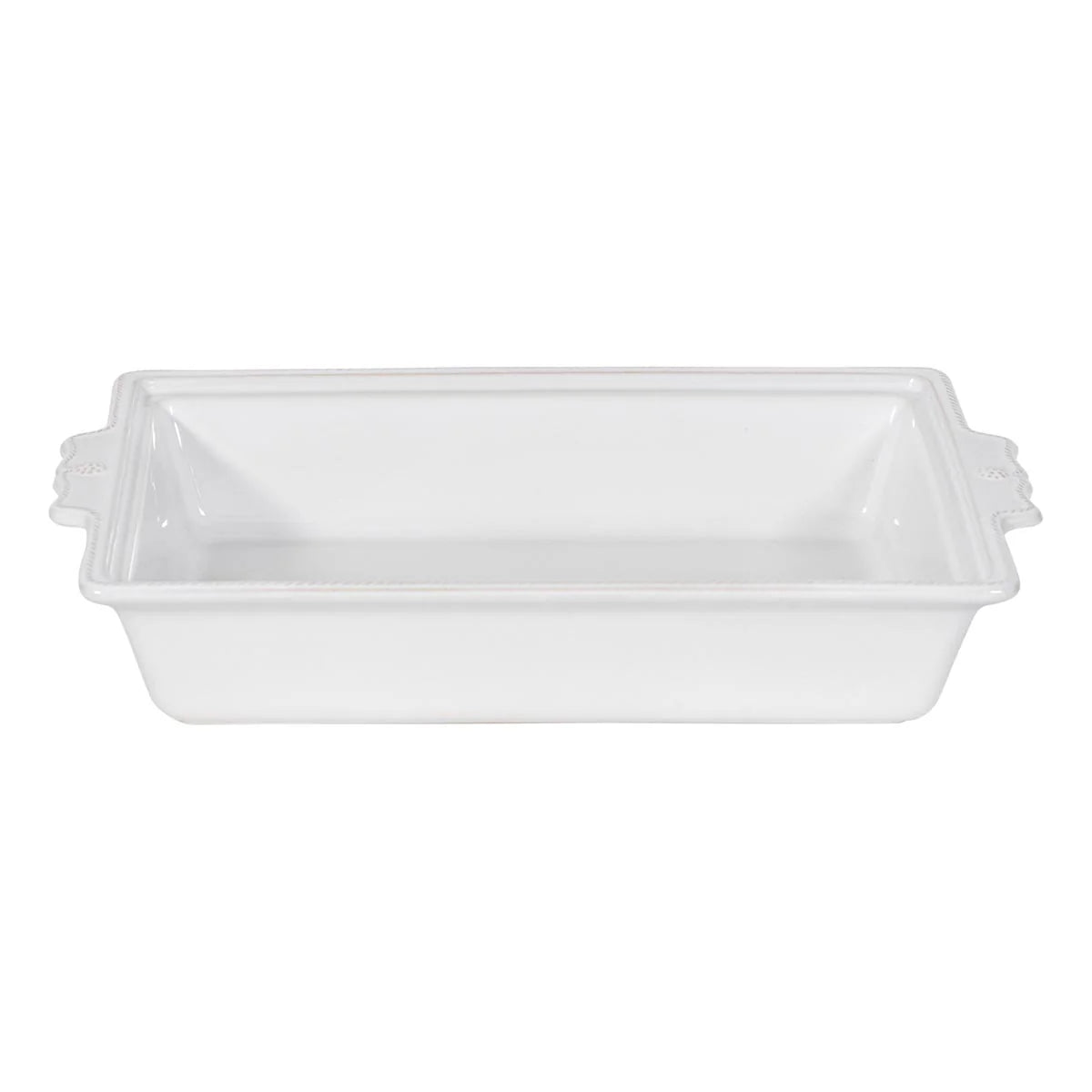 Juliska Berry & Thread 13" Rectangular Baker with Lid - Whitewash