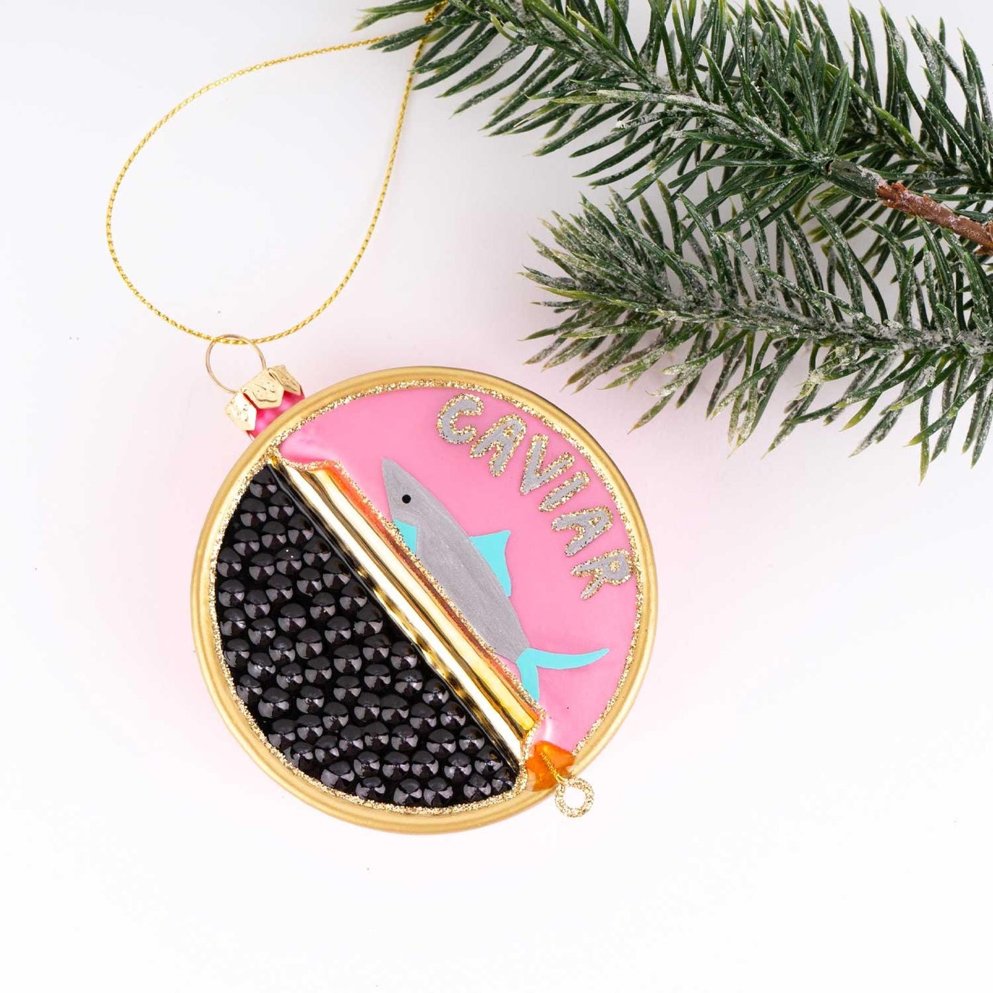 Caviar Boxed Glass Ornament - Marcel’s Culinary Experience
