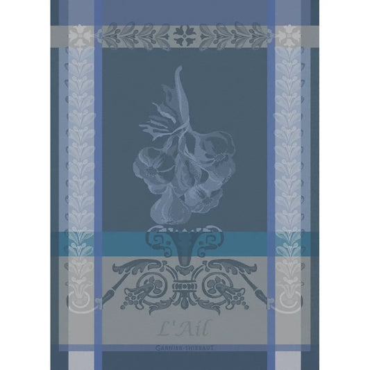 Garnier Thiebaut Ail Ardoise Jacquard Kitchen Towel