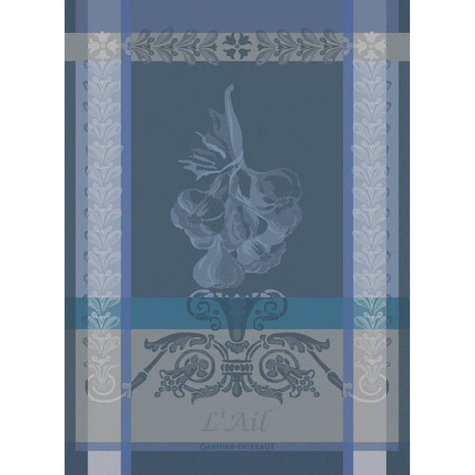 Garnier-Thiebaut Ail Blue Kitchen Towel