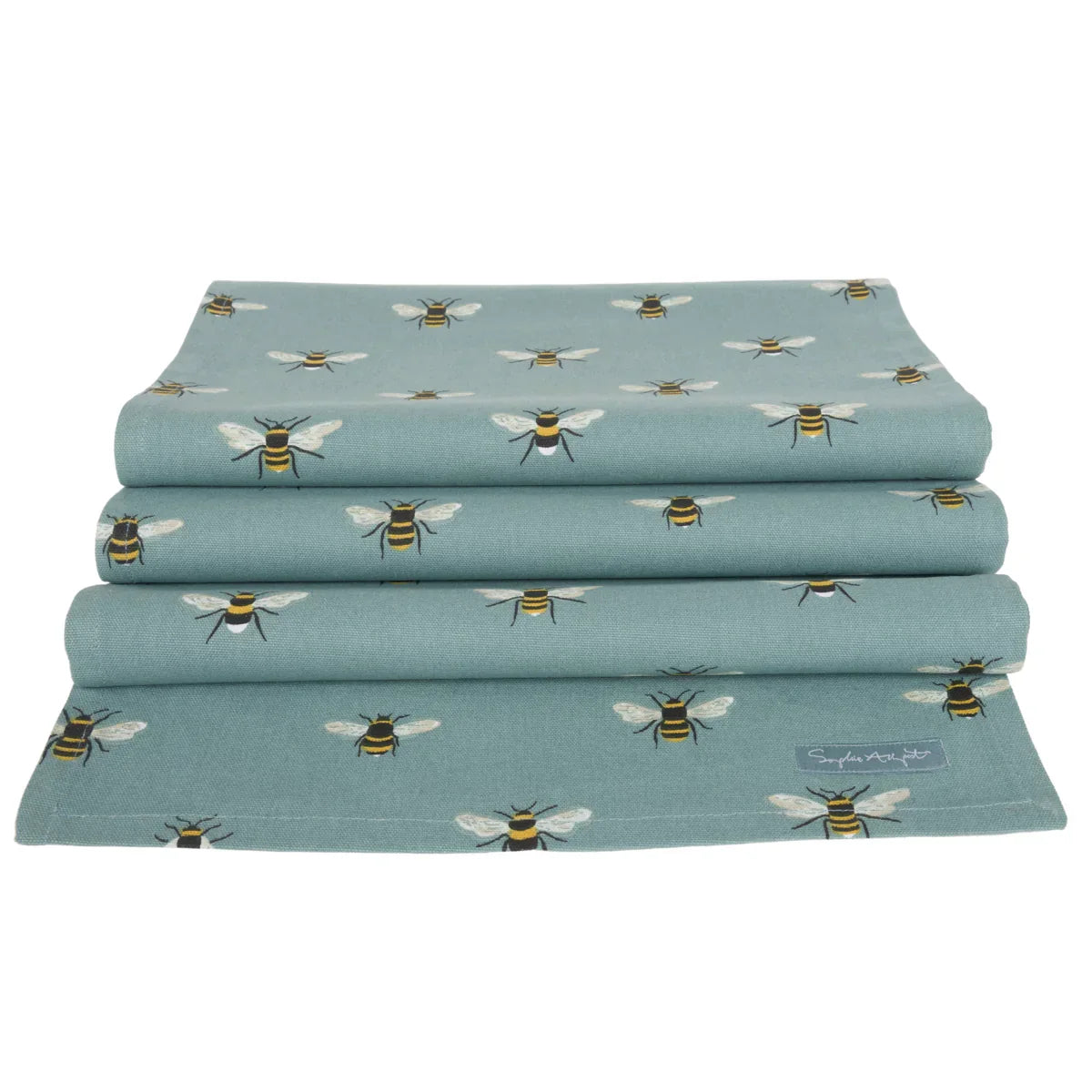 Sophie Allport Bees Teal Table Runner - Marcel’s Culinary Experience