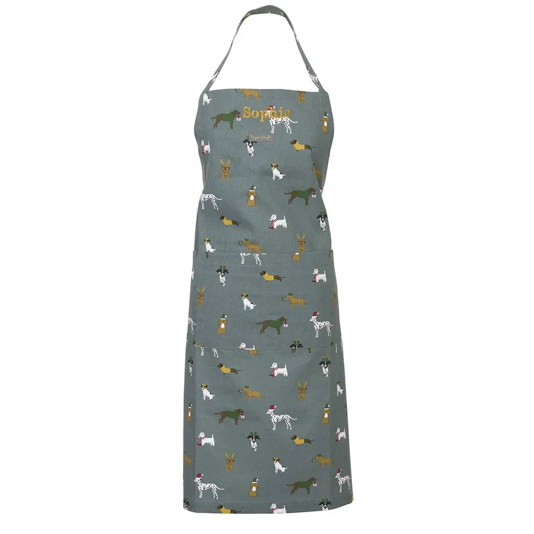 Christmas Dogs Apron - Marcel’s Culinary Experience