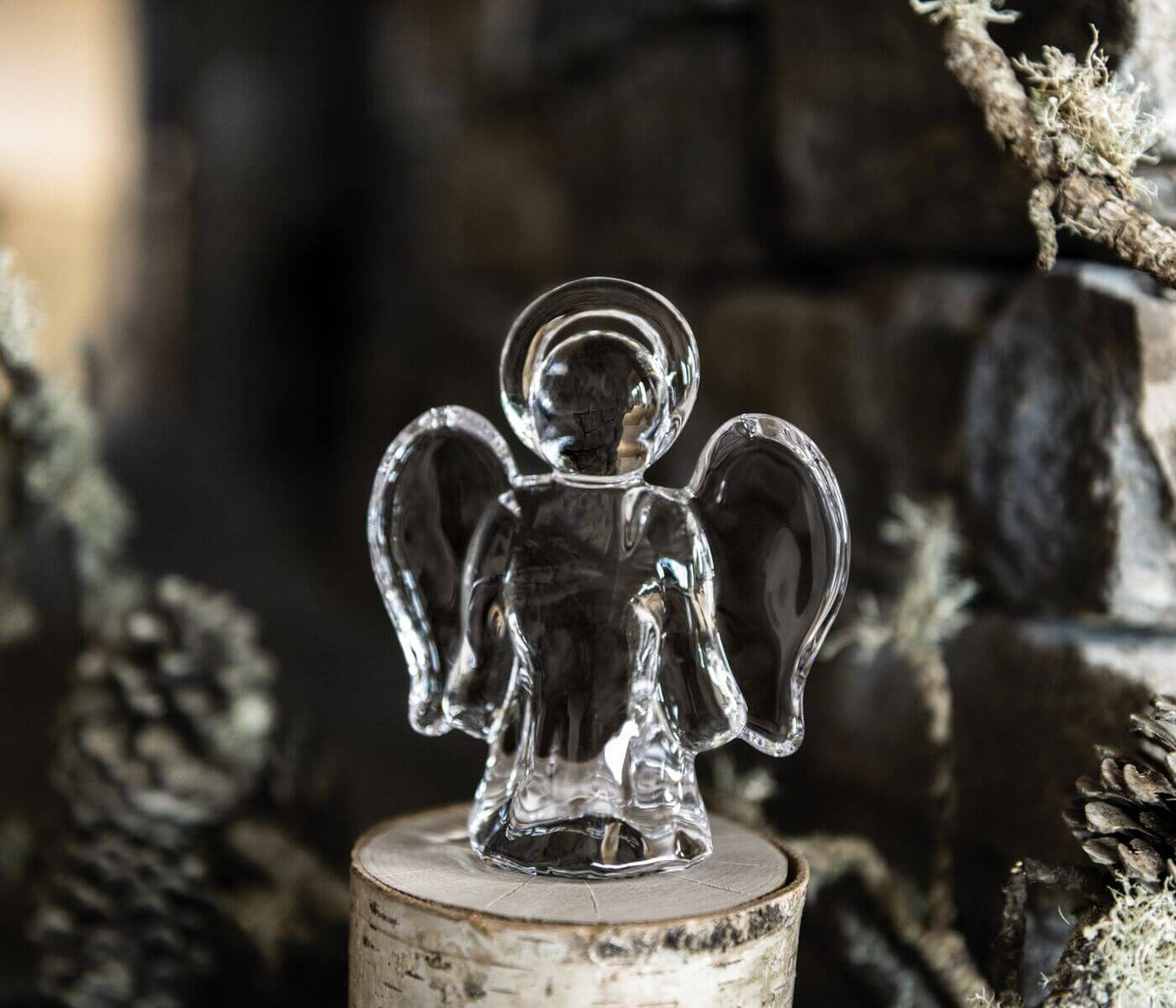 Simon Pearce Glass Angel