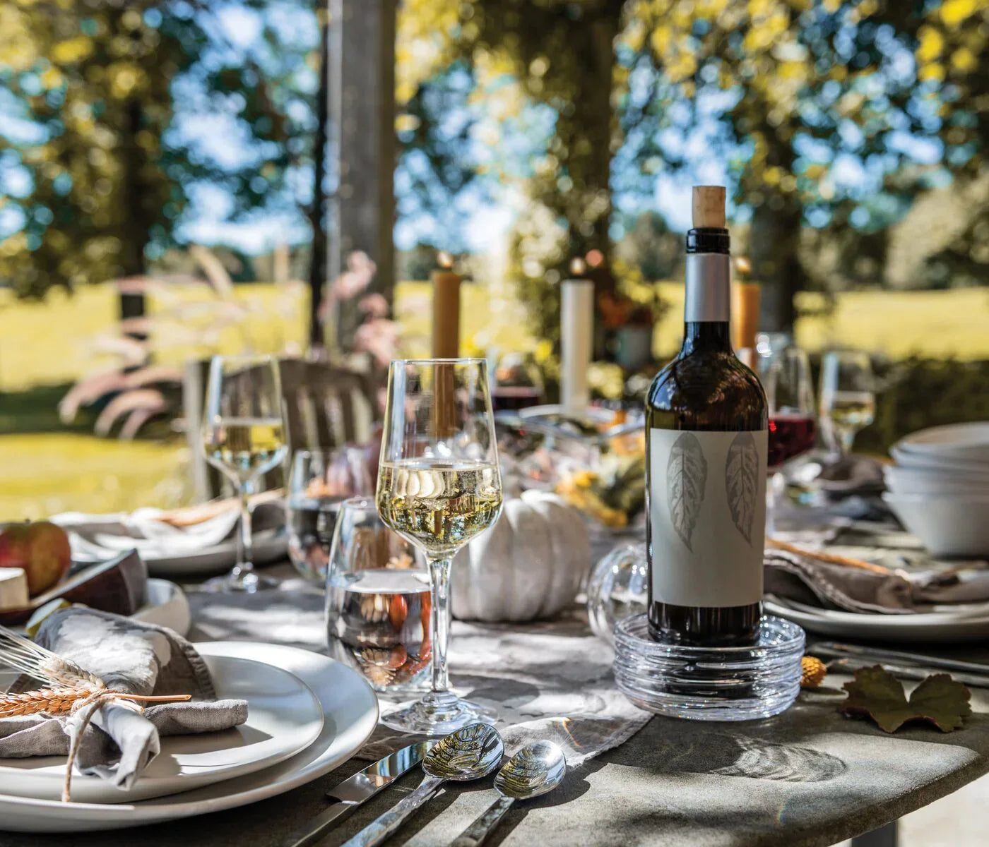 Simon Pearce Echo Lake Wine Coaster - Marcel’s Culinary Experience