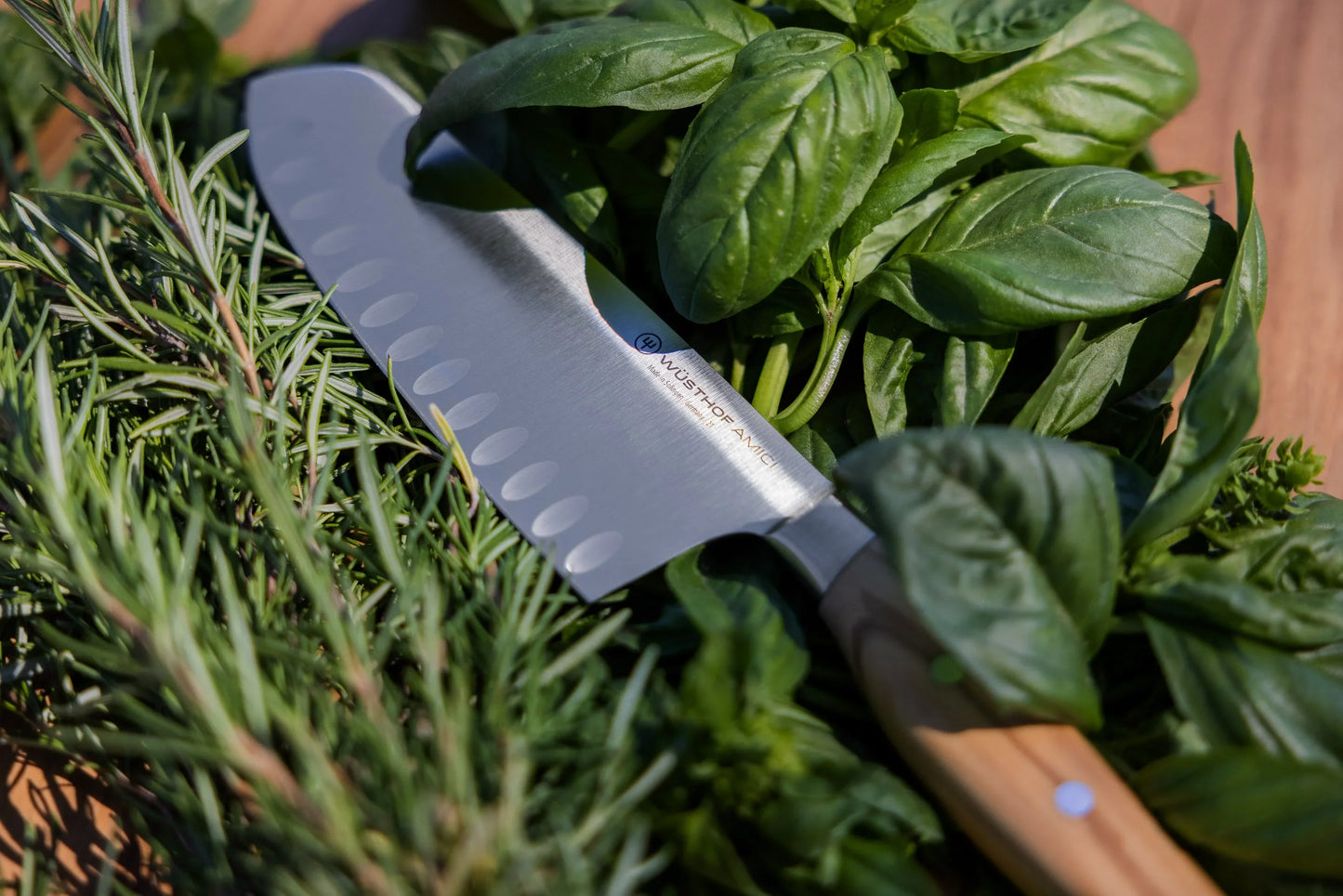 Wusthof Amici 7" Hollow Edge Rotoku (Santoku) - Marcel’s Culinary Experience