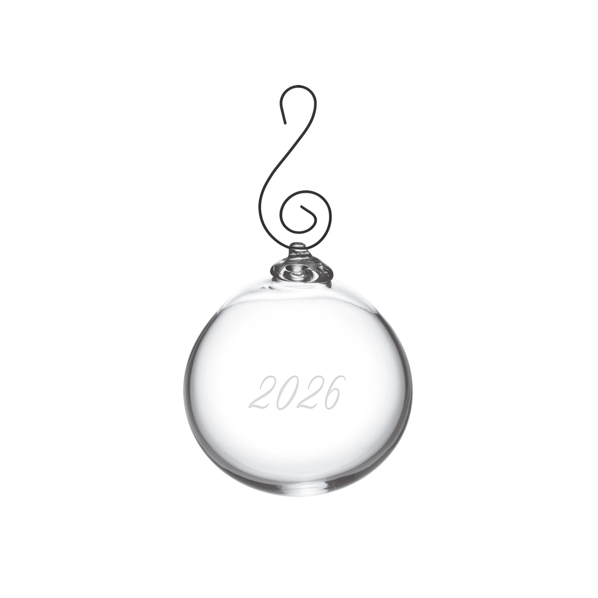 Simon Pearce Round Ornament - 2026