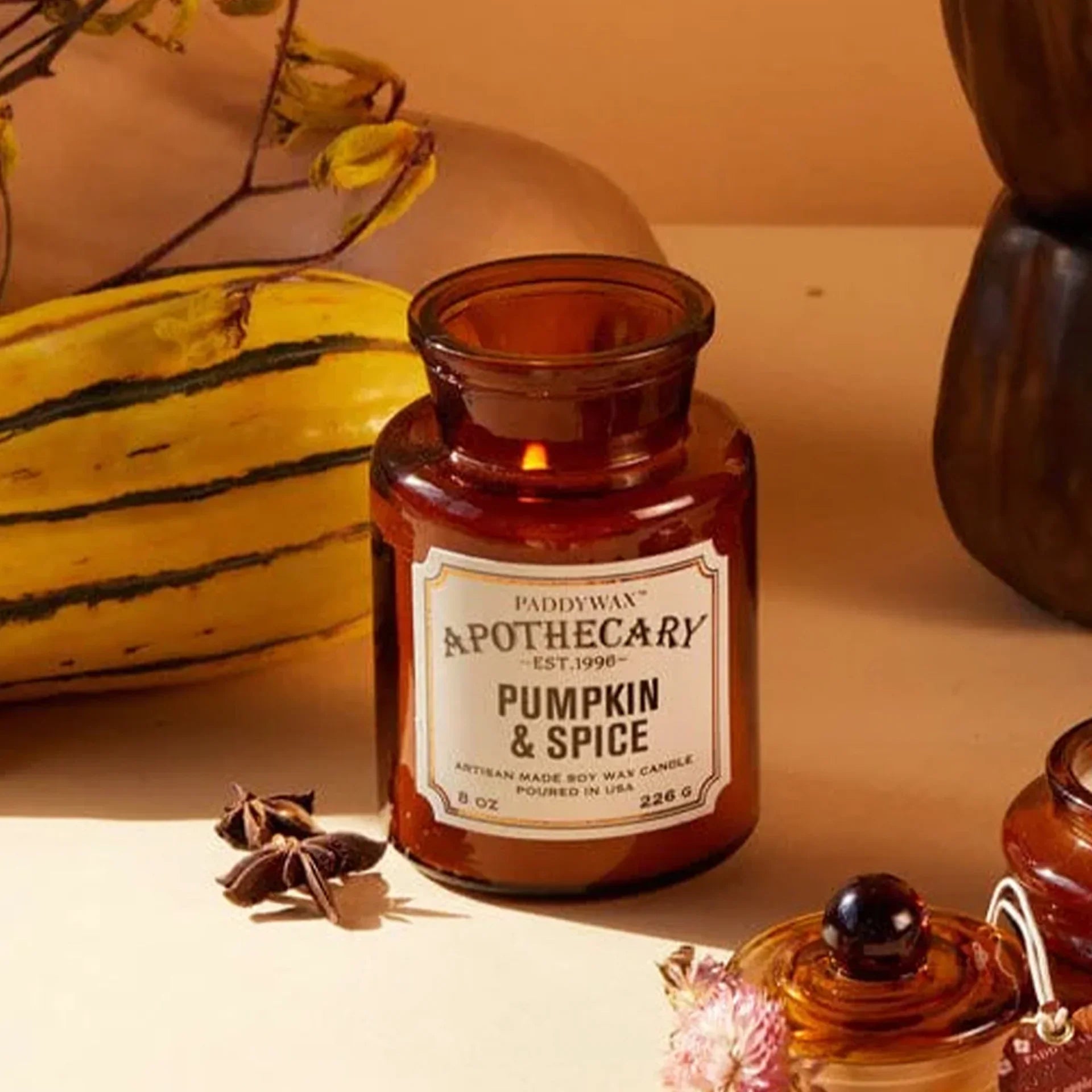 Paddywax Apothecary Candle - Pumpkin & Spice - Marcel’s Culinary Experience