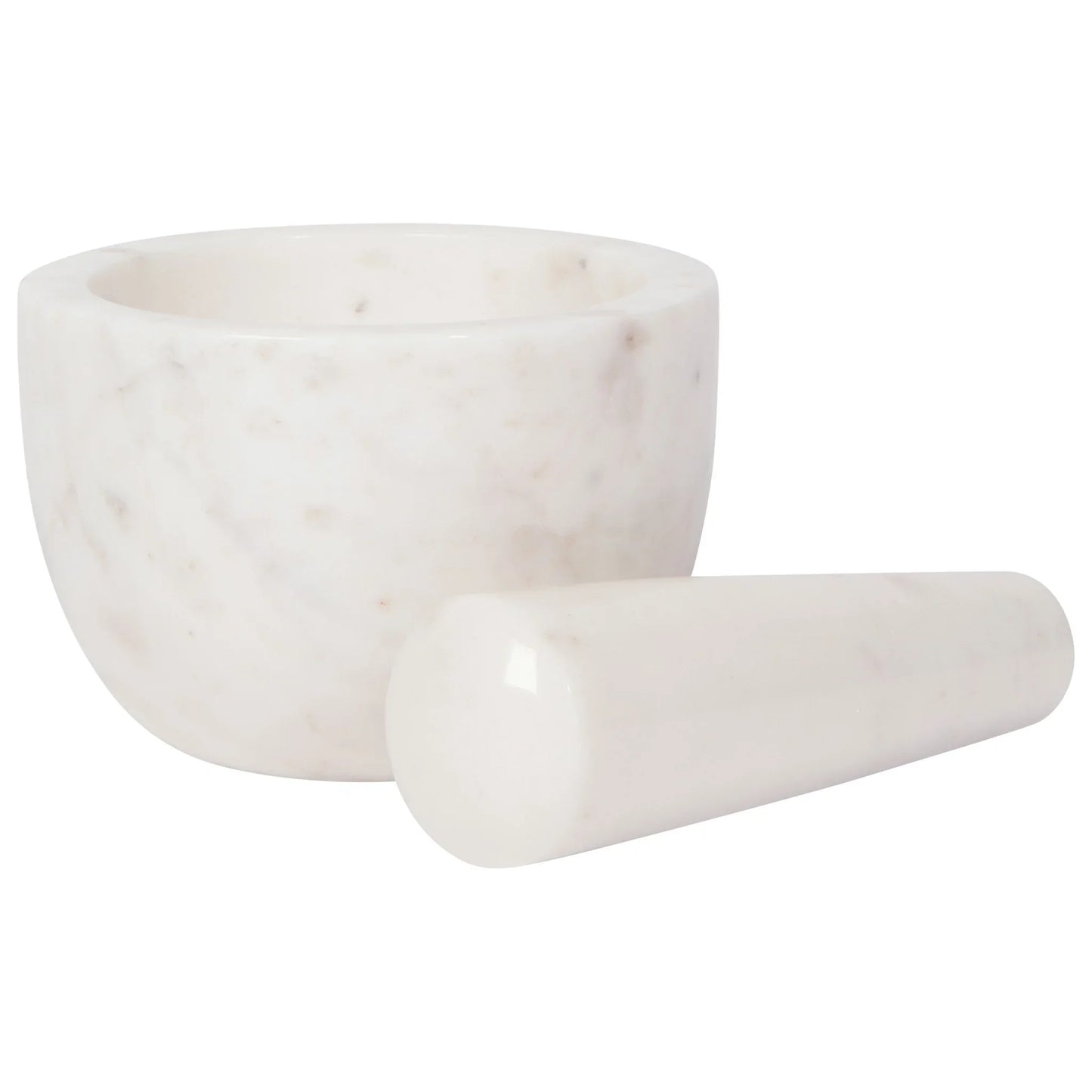 White Marble Mortar and Pestle - Marcel’s Culinary Experience