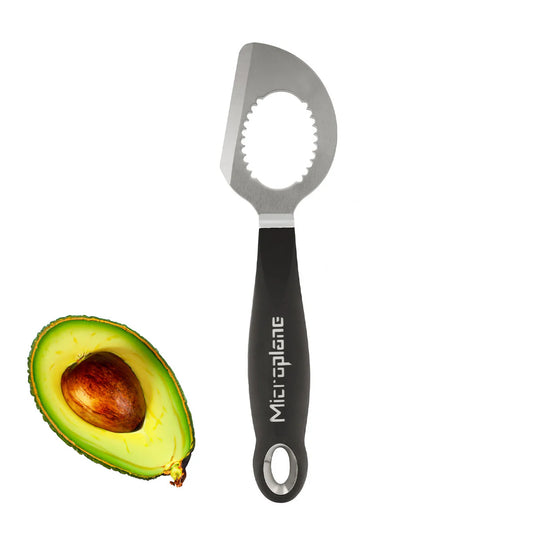 Microplane 3-in-1 Avocado Tool | Pit, Slice & Scoop