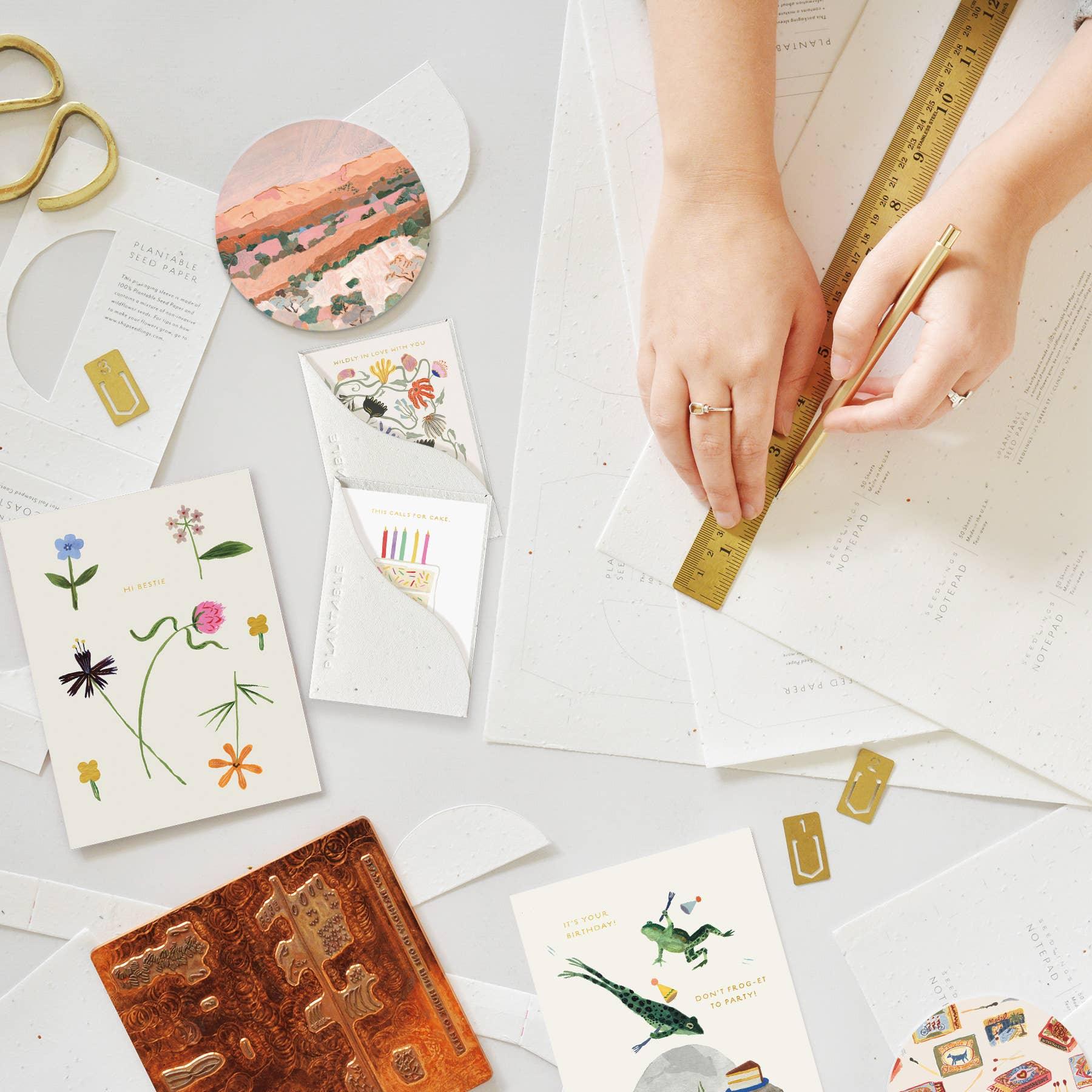 Birthday Slice Sprout - Birthday Mini Greeting Card - Marcel’s Culinary Experience