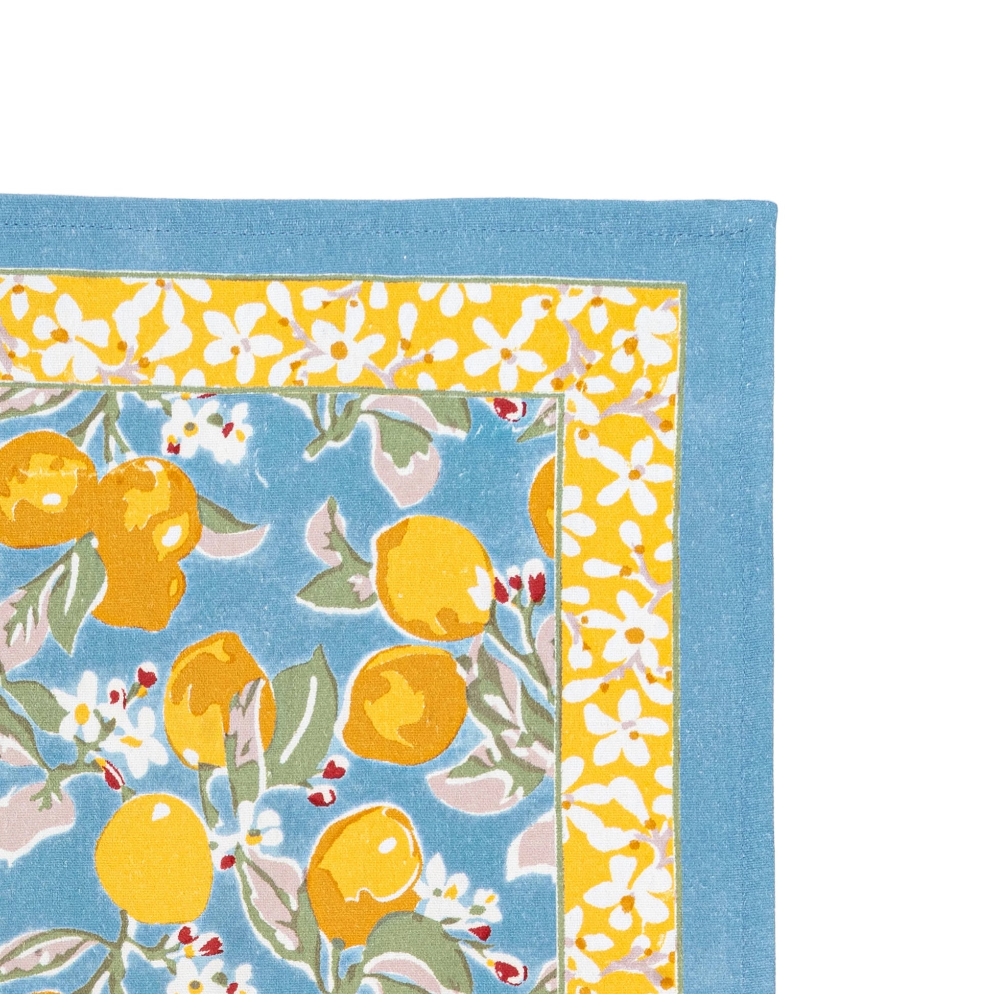 Citron Blue & Yellow Tea Towels 20x30 - Marcel’s Culinary Experience