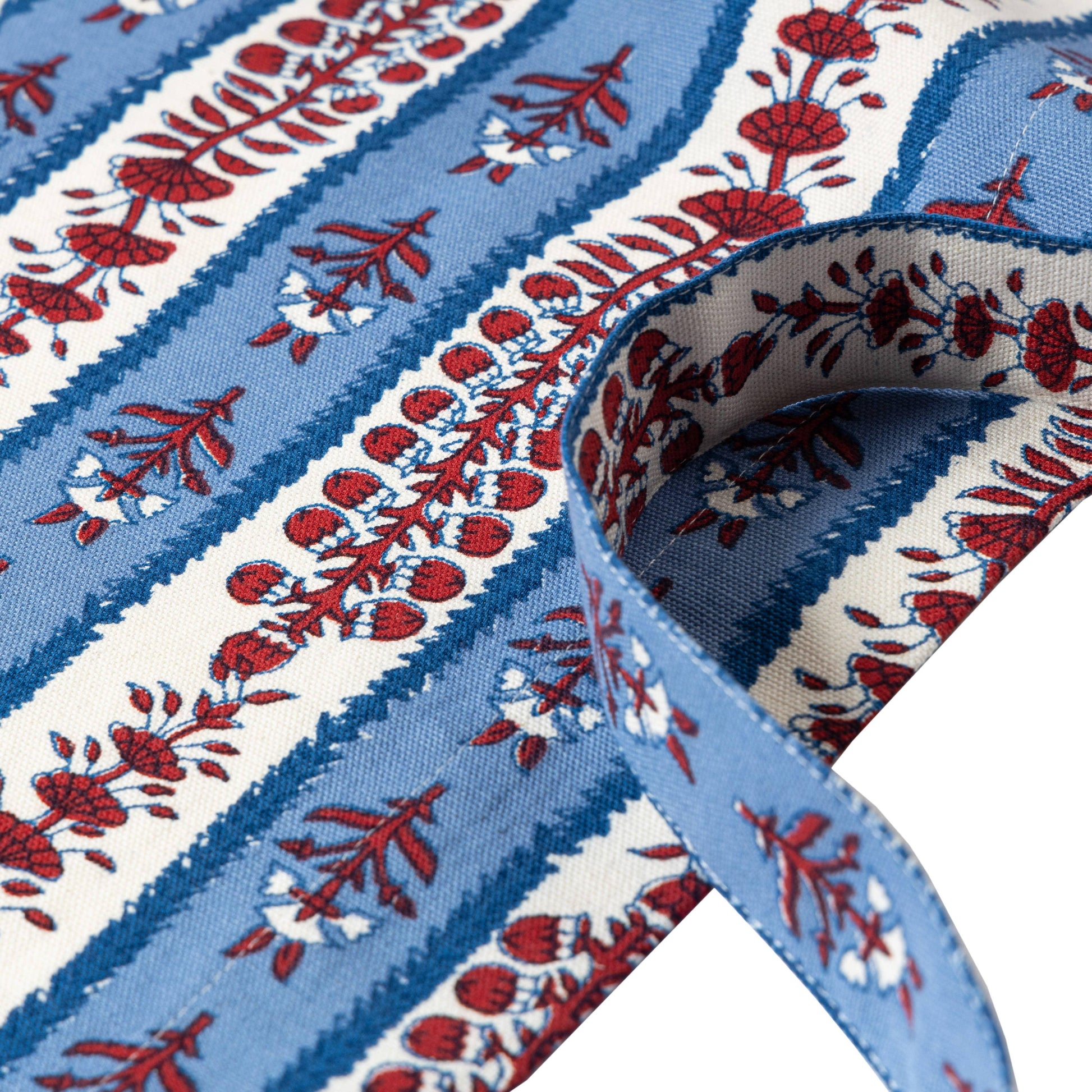 Avignon Apron | Red & Blue - Marcel’s Culinary Experience