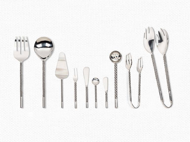 Twist Handle Salad Tongs-10.5"L