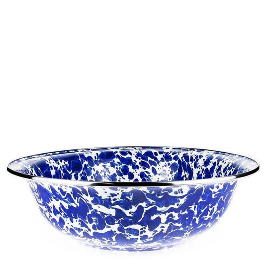 Golden Rabbit Enamelware Swirl Serving Bowl