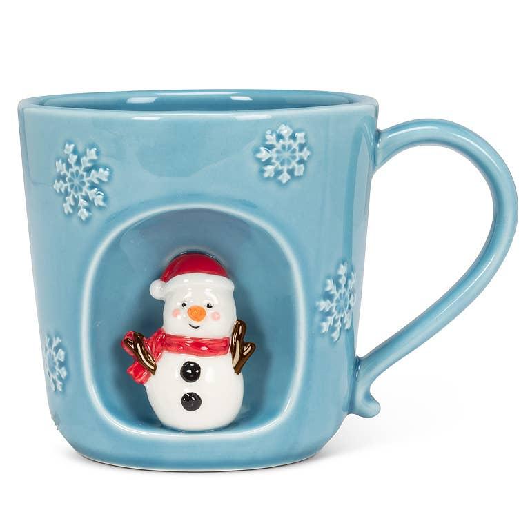 Snowflake Mug with Holiday Characters - Marcel’s Culinary Experience