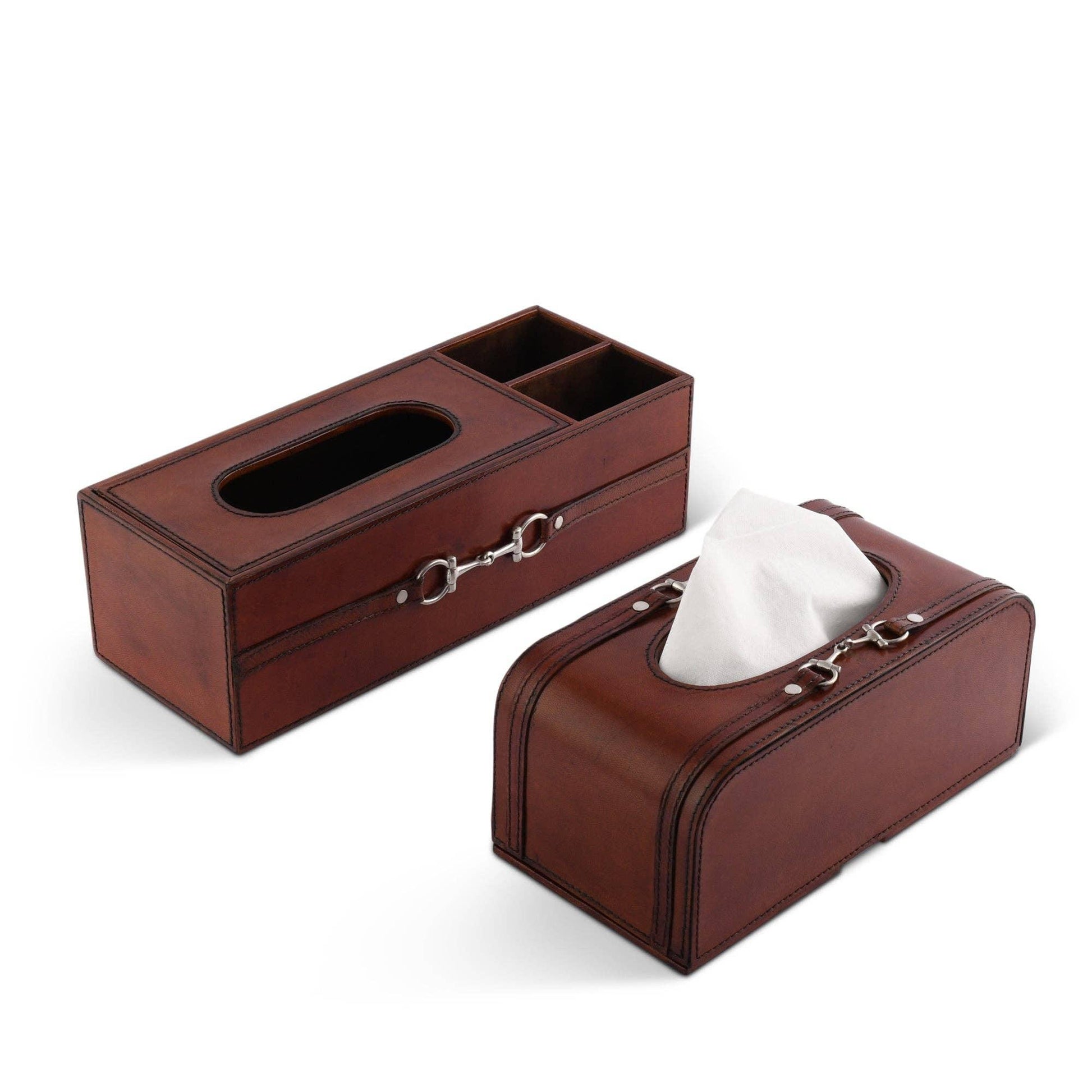 Premium Genuine Leather Bit Tissue Box - Marcel’s Culinary Experience