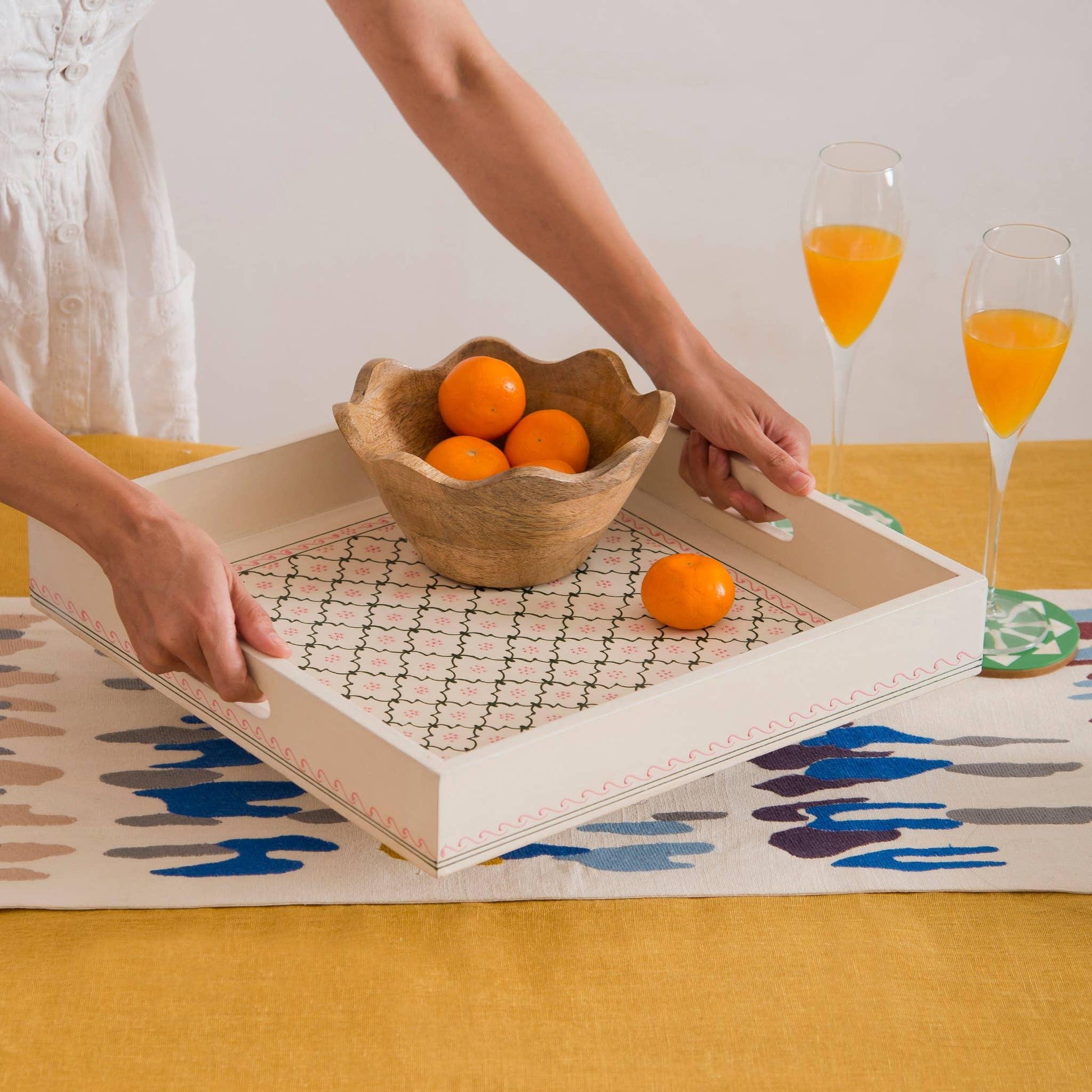 Scalloped Wooden Bowls - Marcel’s Culinary Experience