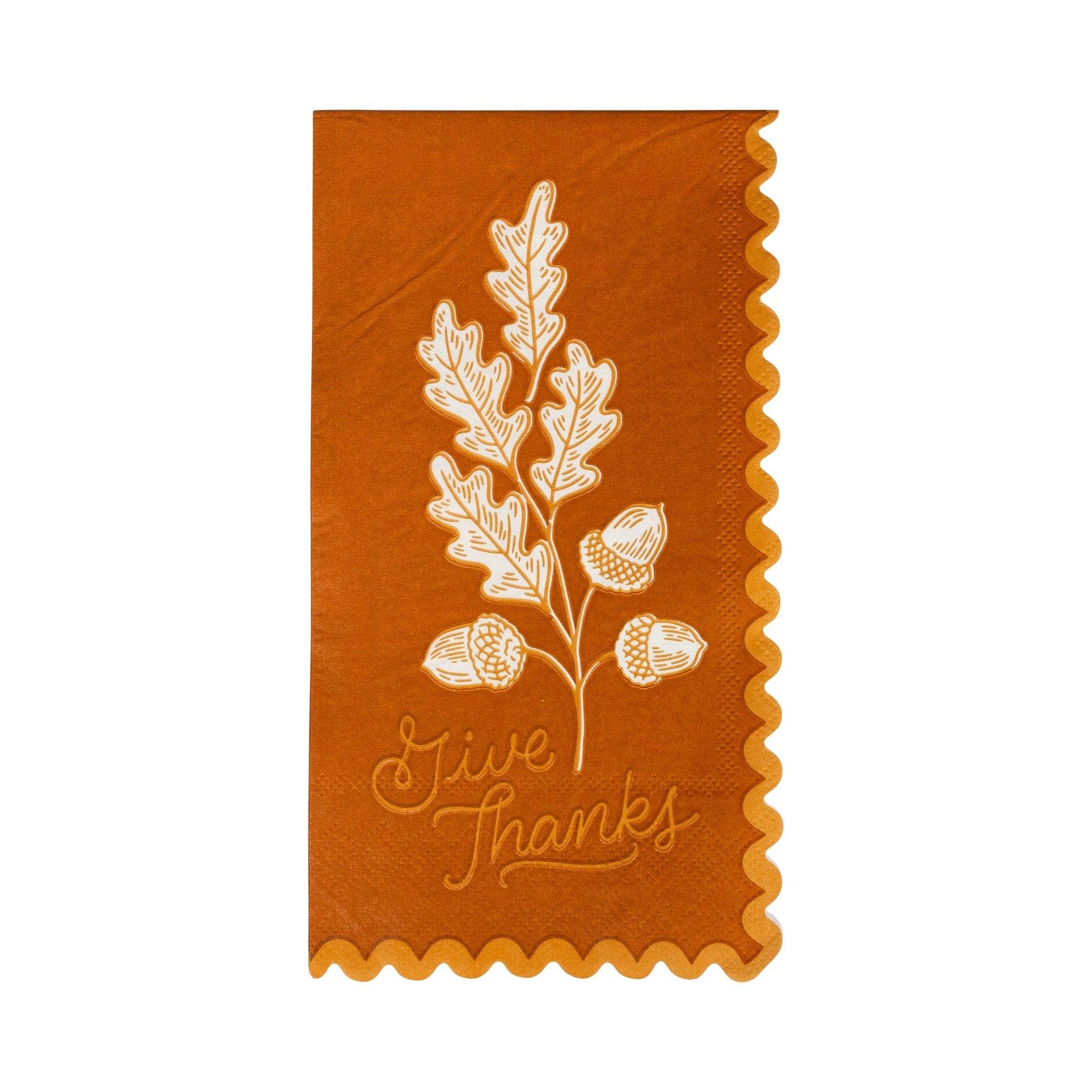 Acorns Give Thanks Dinner Napkin - Marcel’s Culinary Experience