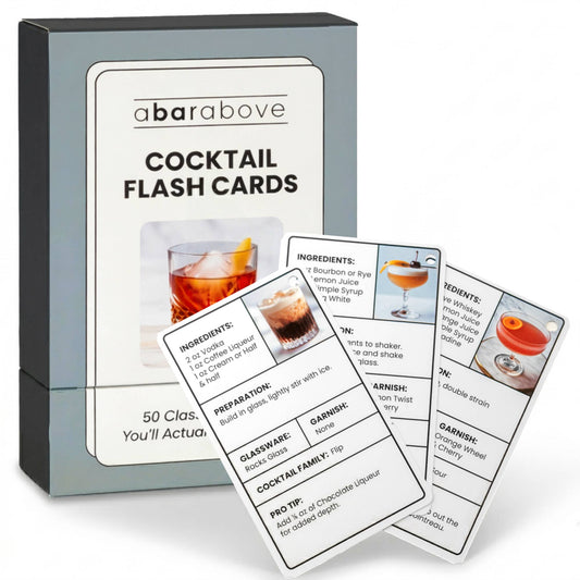 Cocktail Recipe Flash Cards