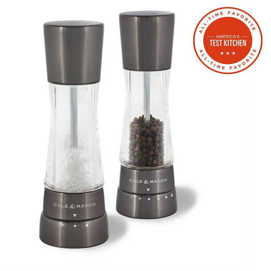 Cole & Mason Derwent Salt & Pepper Mill Gift Set, Iron Grey - Marcel’s Culinary Experience