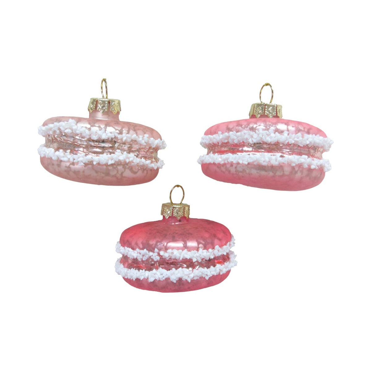 Assorted Pink Macaroon Ornaments