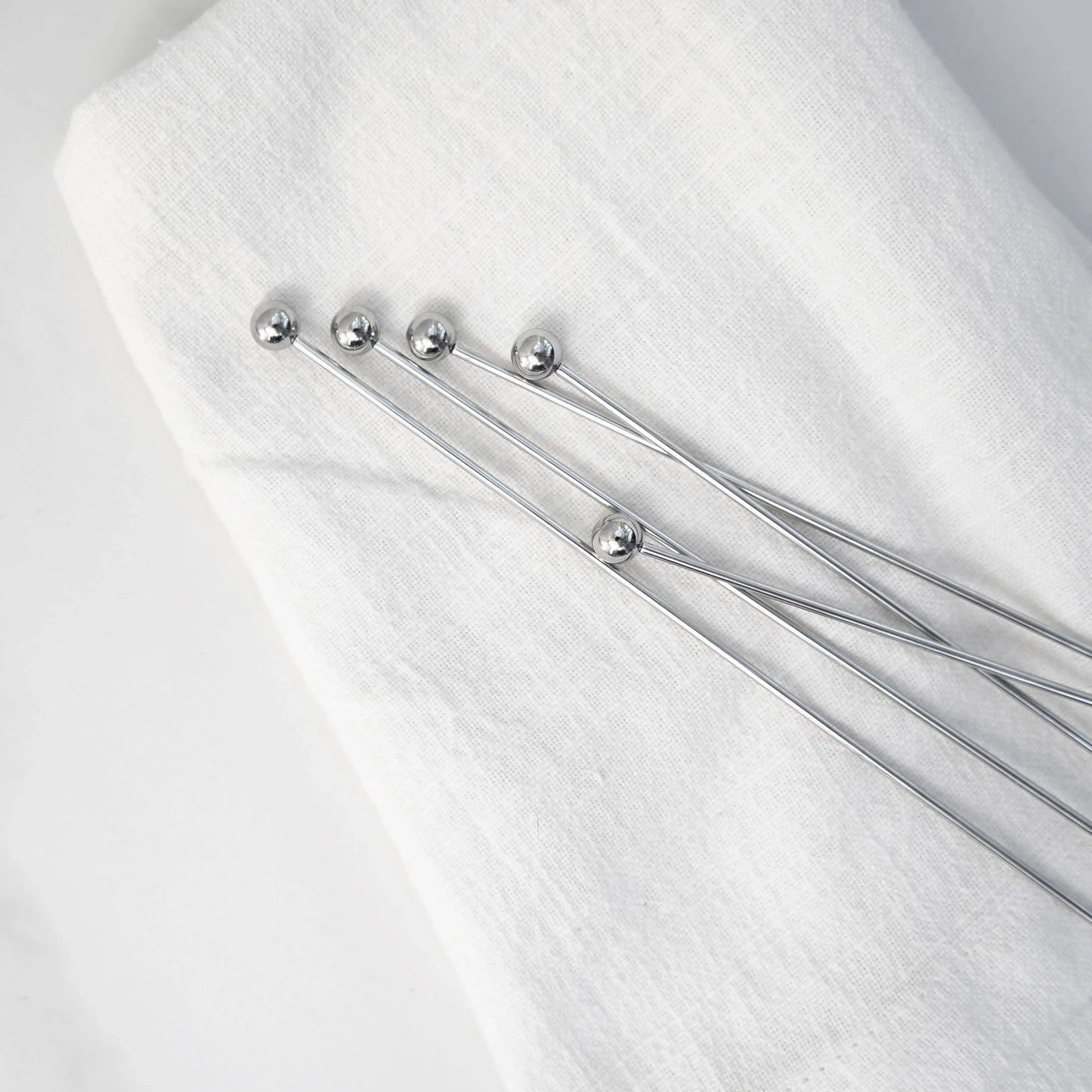 Cocktail Picks for Garnishes, Stainless (12 piece, Long) - Marcel’s Culinary Experience