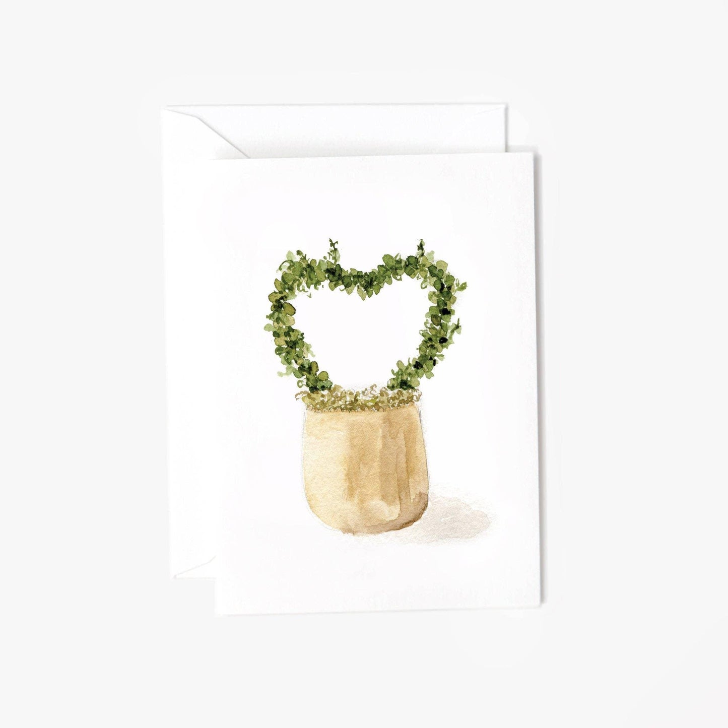 Heart topiary mini notecard - Marcel’s Culinary Experience