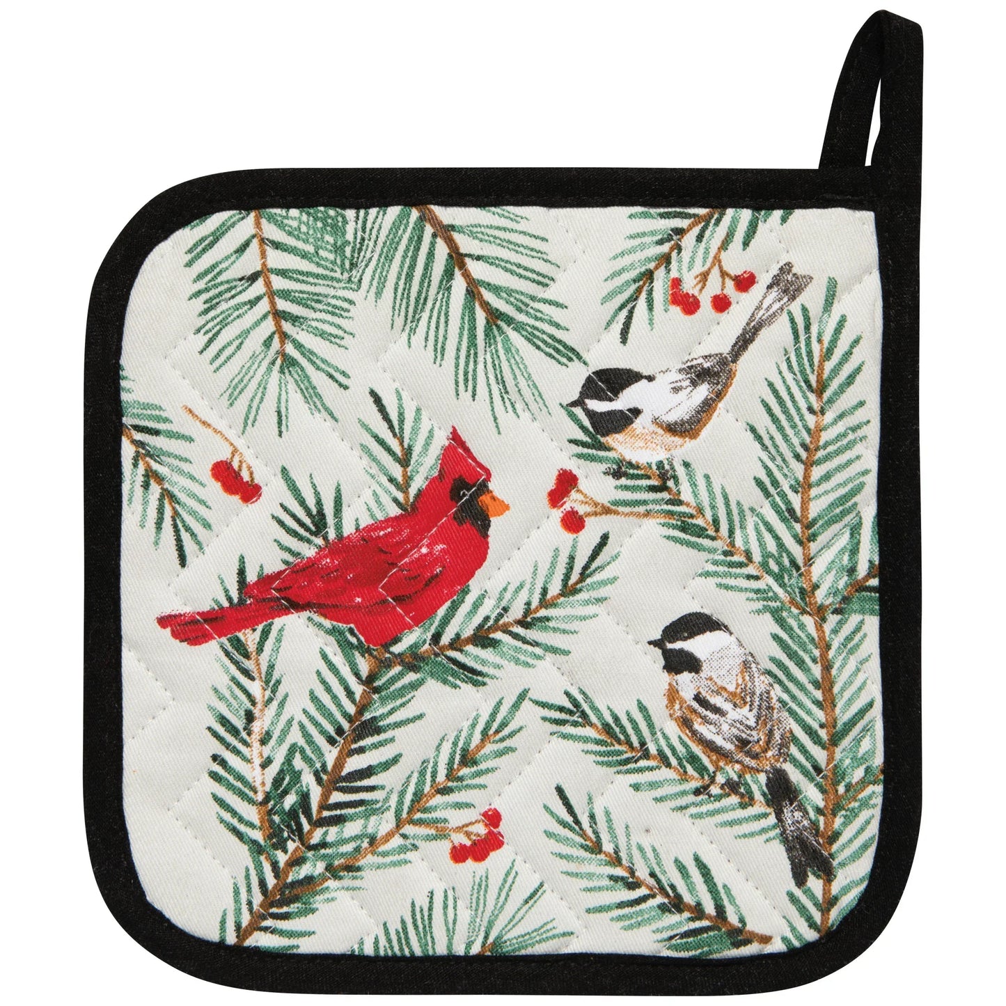Birds & Boughs Christmas Chef Potholder - Marcel’s Culinary Experience