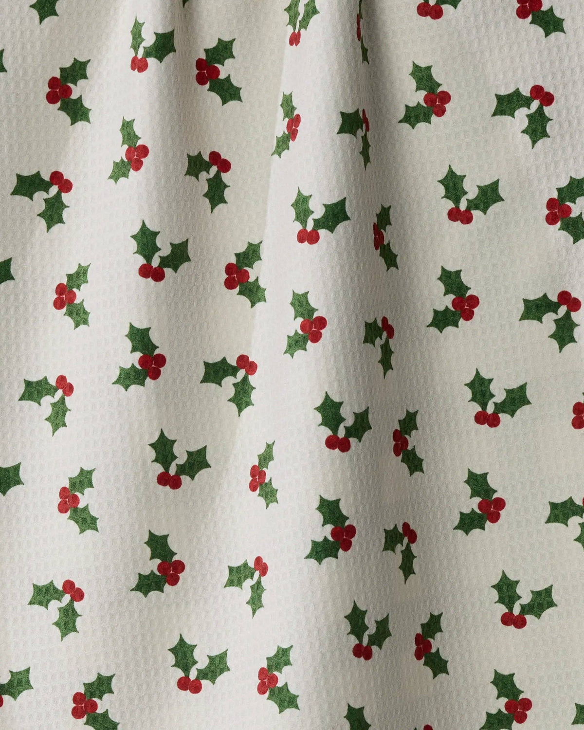 Geometry Holiday Holly LUXE Kitchen Towel