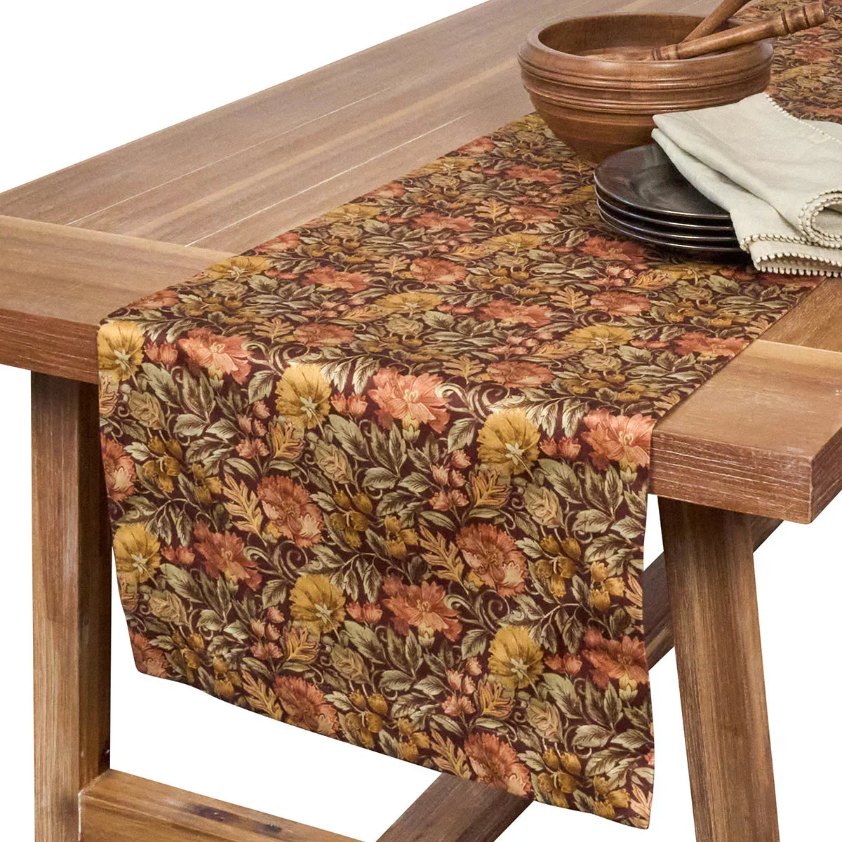 Juliska Willa Table Runner 18" x 90" - Amber
