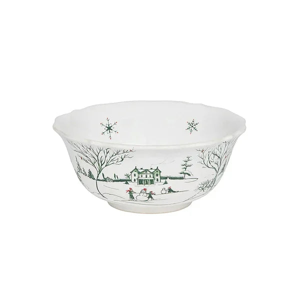 Juliska Country Estate Winter Frolic Cereal/Ice Cream Bowl - Evergreen - Marcel’s Culinary Experience