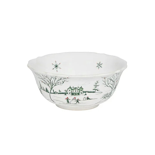 Juliska Country Estate Winter Frolic Cereal/Ice Cream Bowl - Evergreen - Marcel’s Culinary Experience